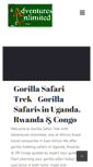 Mobile Screenshot of gorillasafaritrek.com